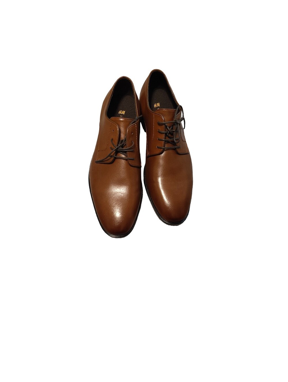 H&M Men's  Brown Lace-Up Derby Dress Shoes. New